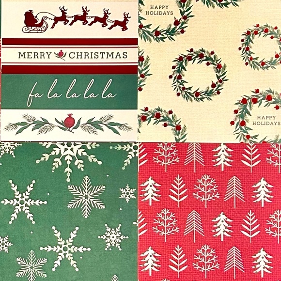 Christmas Scrapbook Paper! 12x12 Premium Card Stock! - Picture 4 of 11
